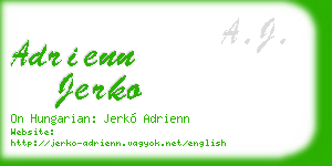 adrienn jerko business card